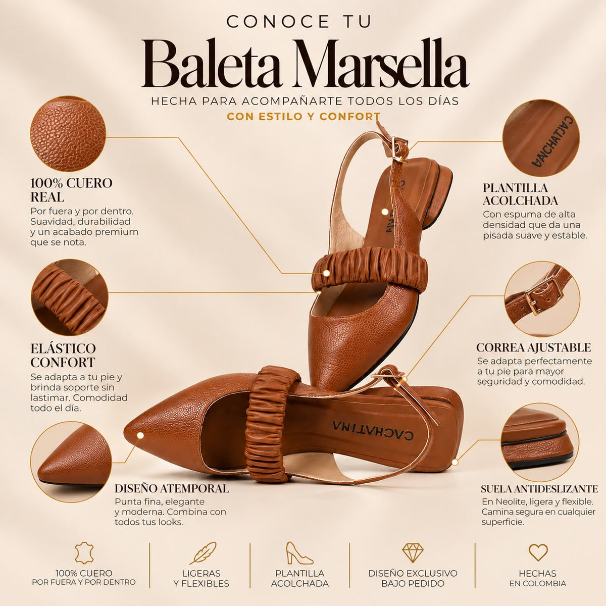 BALETA MARSELLA STORE - ELA CINNAMON