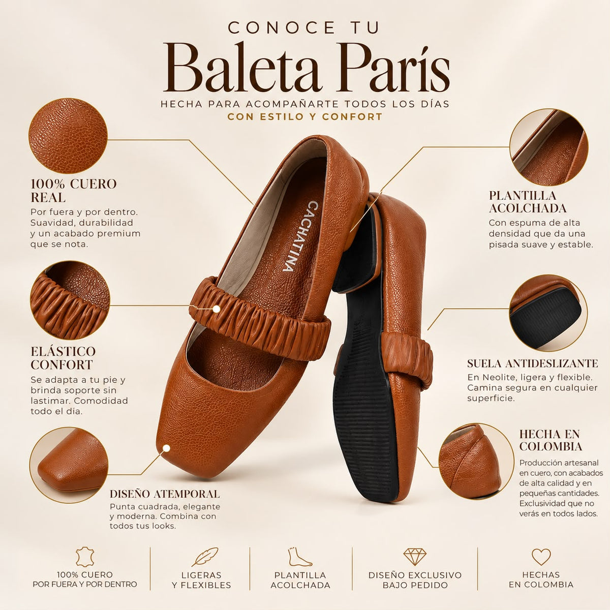 BALETA PARIS STORE - CINNAMO ELA