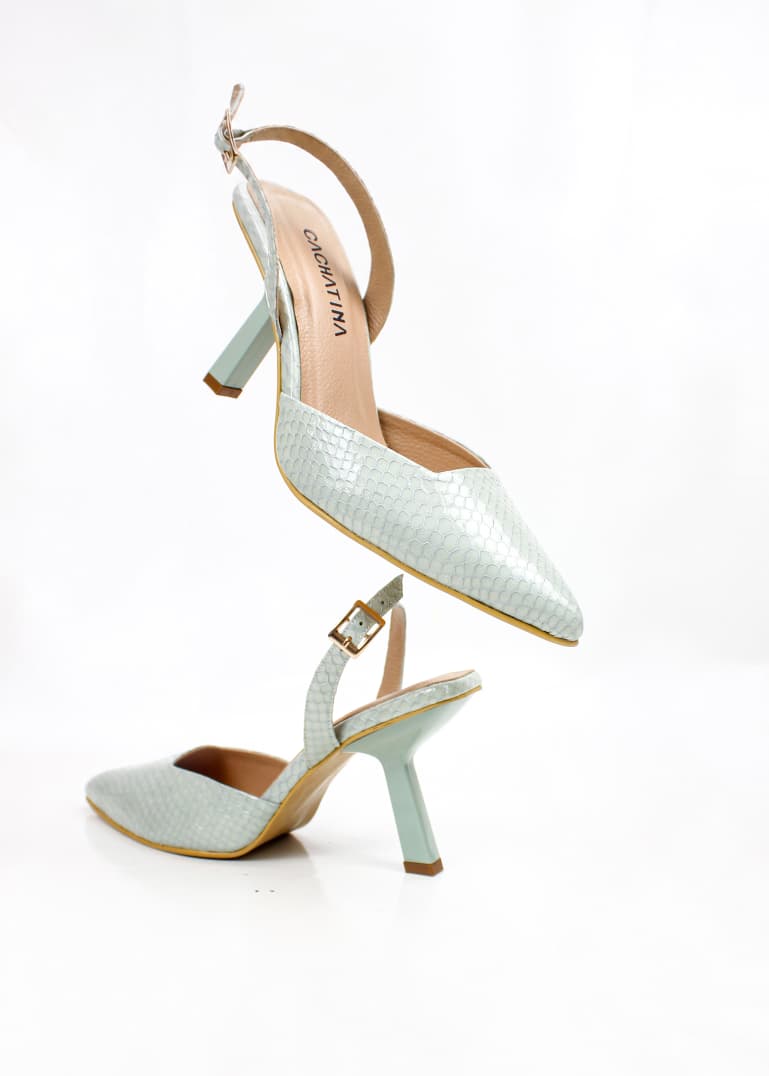 ESTILETO MILLY - PASION BLUE FOX - ALTURA 7.5