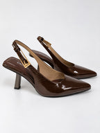ESTILETO MOSTAR - BON BRILLA CHOCOLATE - ALTURA 7.5