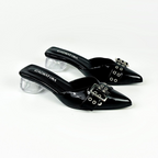 ROXEL - CALZADO CACHATINA - ESTILETO MUJER - CHAROL NEGRO - TACON 3.5 (5 CM)
