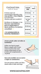 GUIA DE TALLAS - CACHATINA