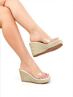 PLATAFORMA CRIS STORE - BAMBY TALCO X ACETATO - ALTURA 7.5 (10 CM)