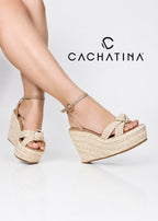 PLATAFORMA DOMA - YUTE X FRAPPE - ALTURA 7.5 (12 CM) - CALZADO CACHATINA