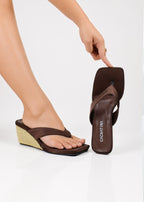 PLATAFORMA TAMPA STORE - SEDA CHOCOLATE - ALTURA 5.5