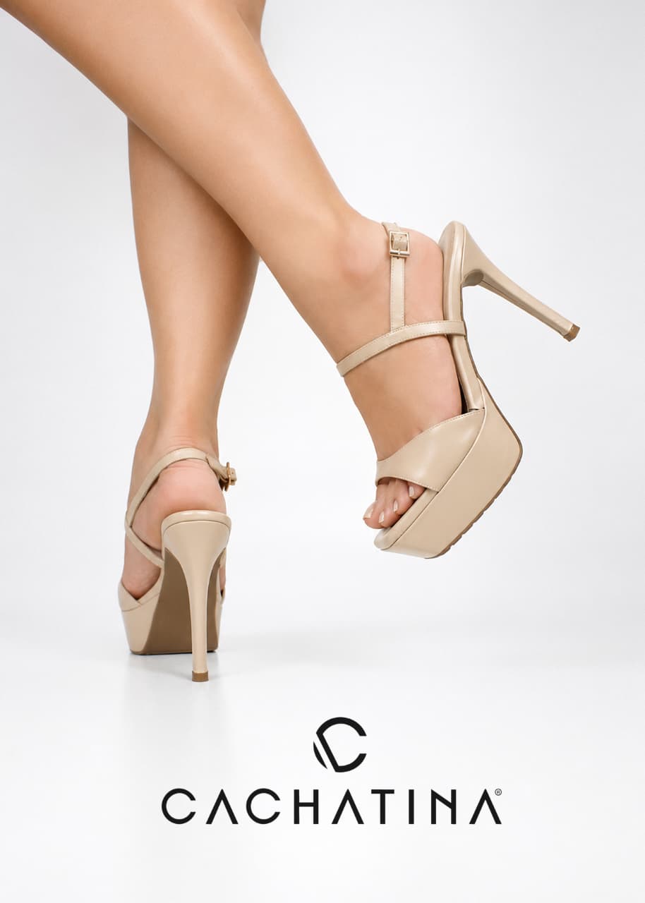 PLATAFORMA FLORENCIA - CUERO PRIMAVERA CAPUCHINO - ALTURA 7.5 (12,5 CM) - CALZADO CACHATINA
