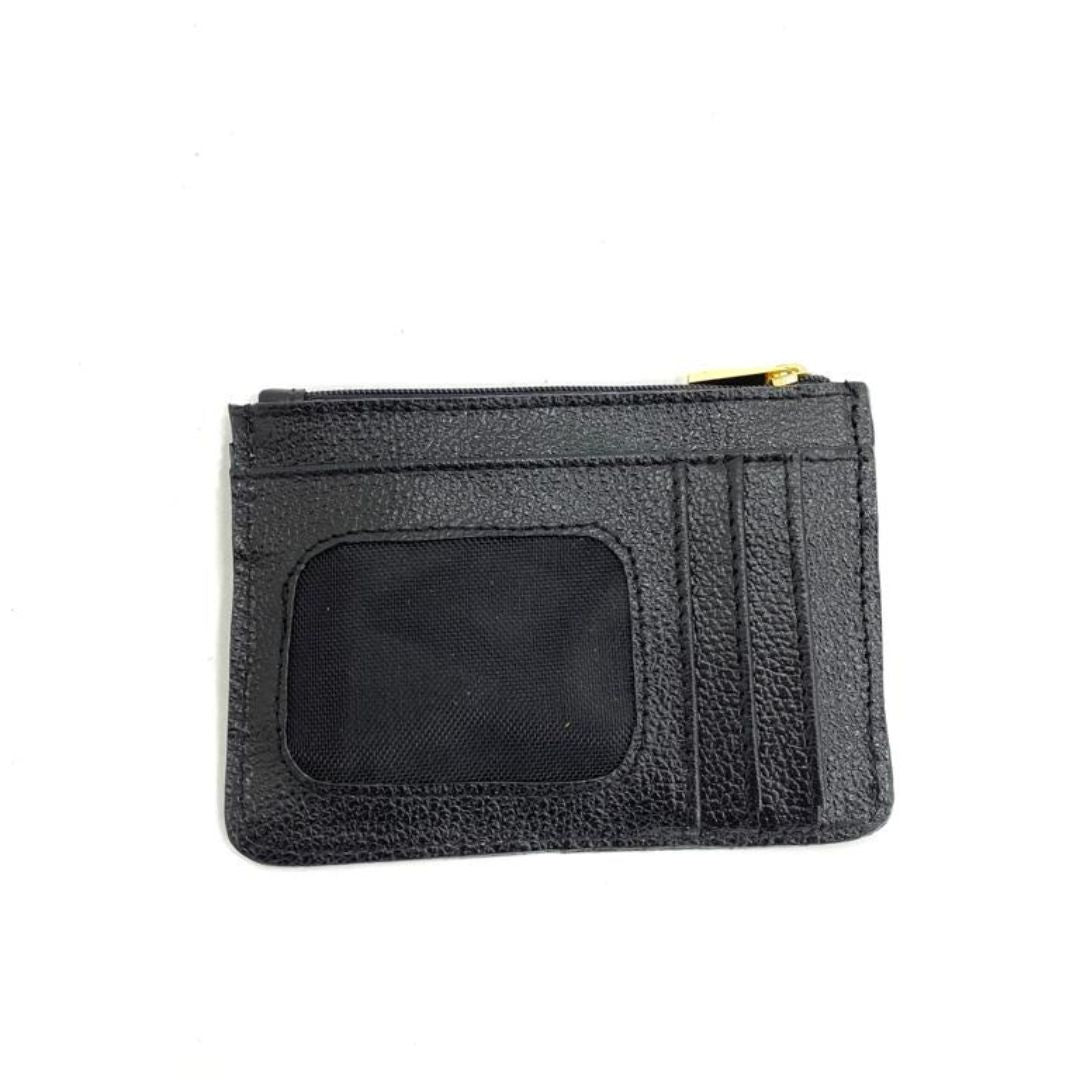 PORTA TARJETA CACHATINA - EGO - CUERO NEGRO