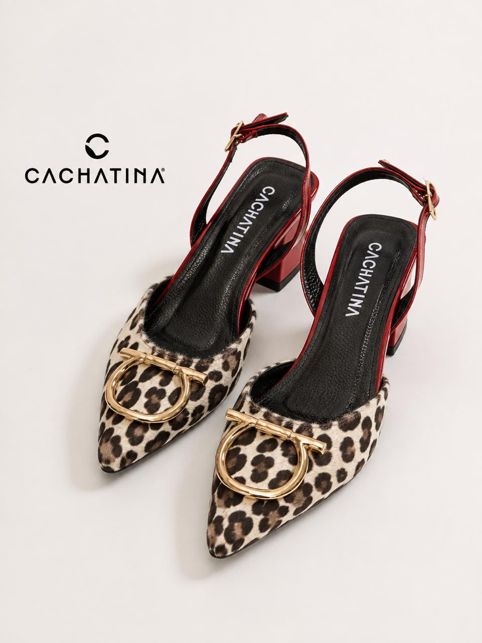 STILETO ARLES - PRINT X CHAROL ROJO - ALTURA 3.5