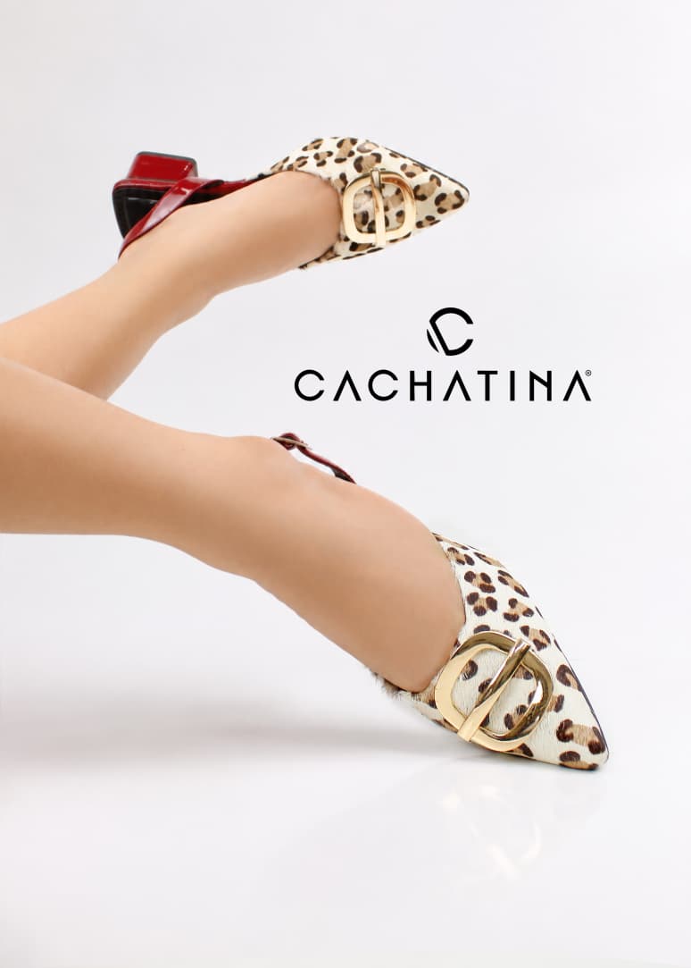 STILETO ARLES - PRINT X CHAROL ROJO - ALTURA 3.5
