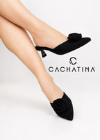 STILETO LOVA STORE - GAMUZA NEGRO - ALTURA 5.5
