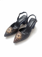 STILETO LUREZETH STORE - CABALA AZUL PARDO X AZUL NOCHE - ALTURA 3.5