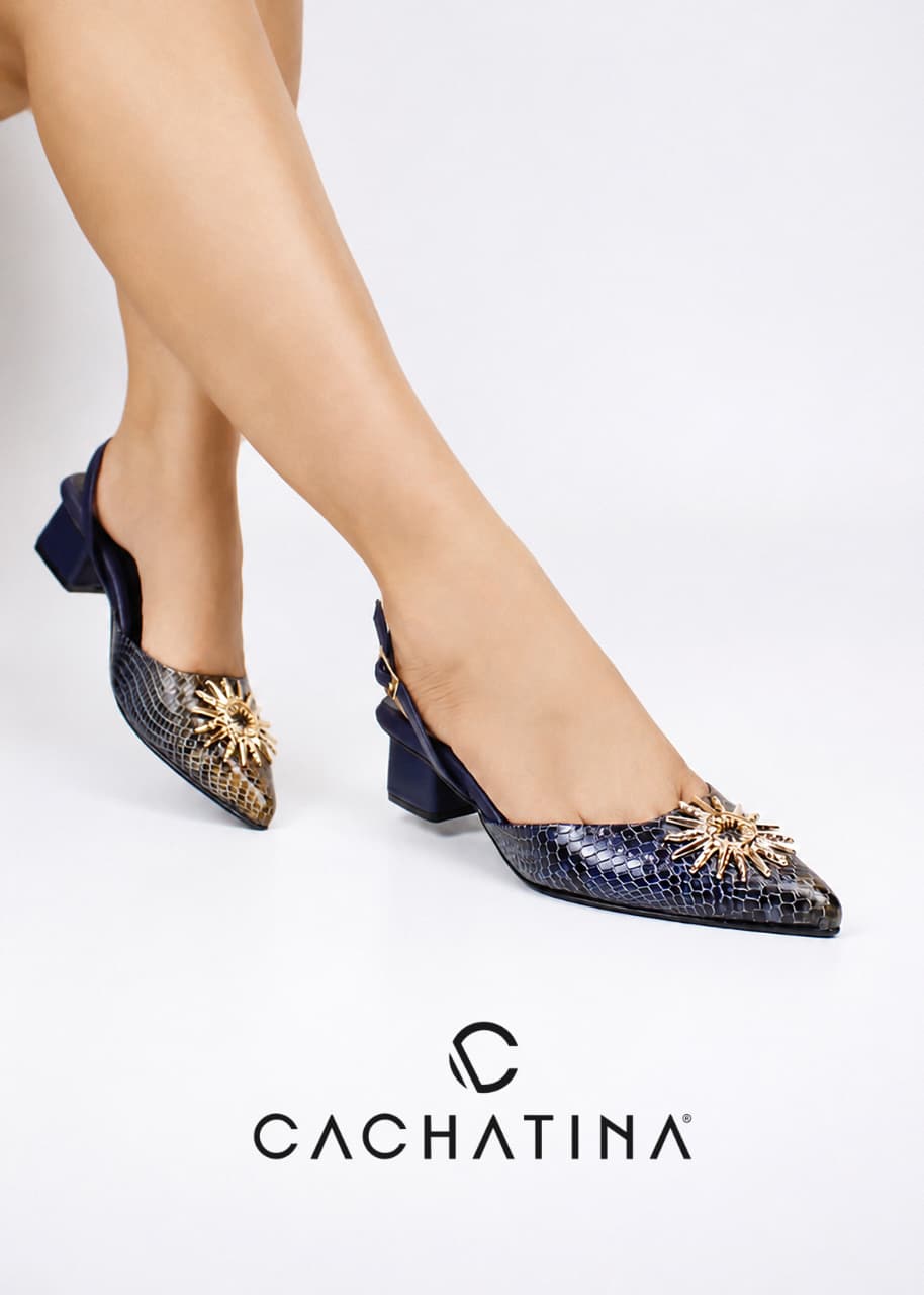 STILETO LUREZETH STORE - CABALA AZUL PARDO X AZUL NOCHE - ALTURA 3.5