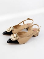 STILETO VERZETH STORE - BAMBIE FRAPPE X CHAROL NEGRO - ALTURA 3.5