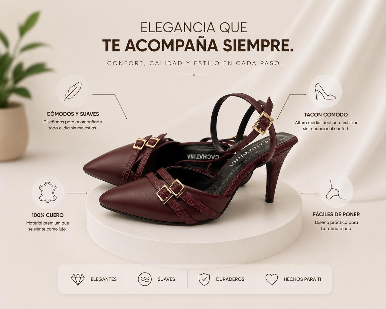 STILETO BURSA STORE BORGOÑA ALTURA 7.5