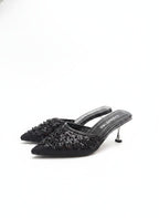 STILETO NYX - CAPELLADA NEGRA X BAMBIE NEGRO  - ALTURA 5.5 (8 CM) - CALZADO CACHATINA