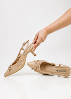STILETO SANTORINI - CONFECCION FRAPPE - ALTURA 5.5 (8 CM) - CALZADO CACHATINA