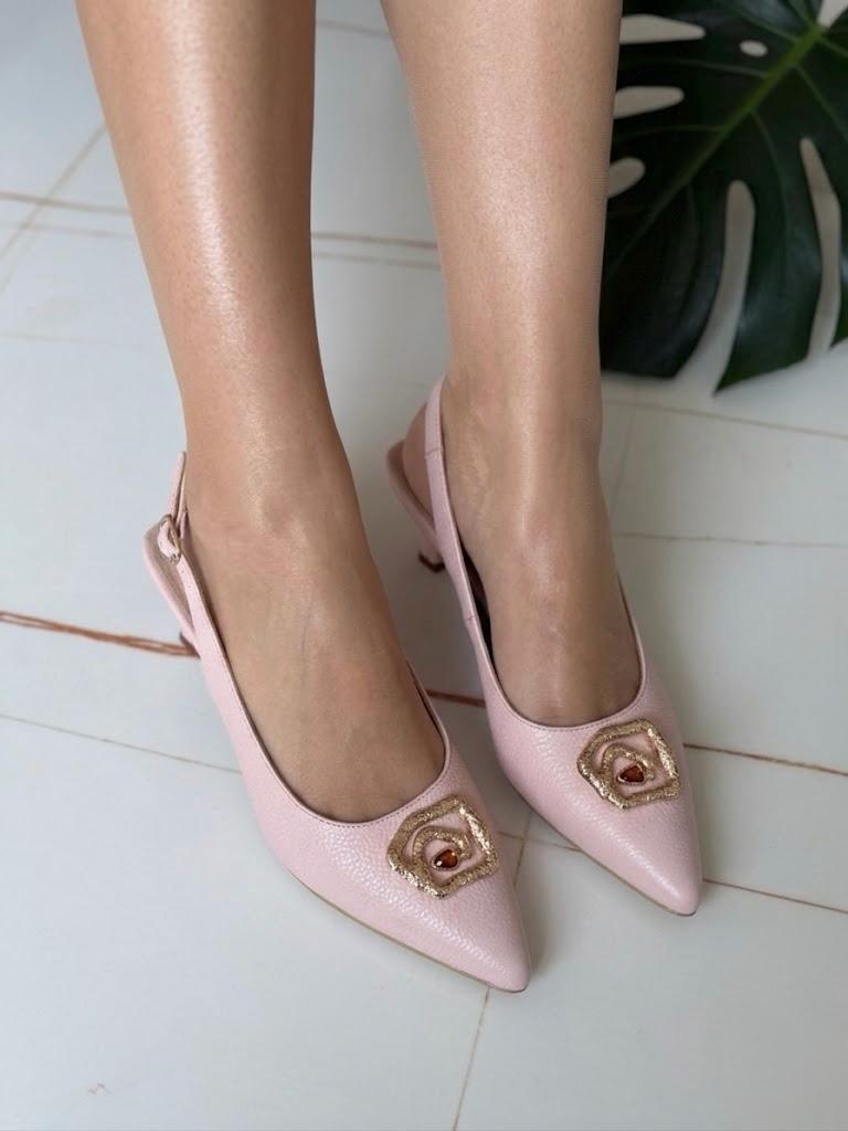 STILETO VELITH - BAMBIE NUDE - ALTURA 3.5 (5 CM) - CALZADO CACHATINA