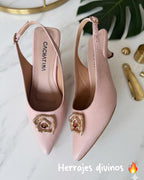 STILETO VELITH - BAMBIE NUDE - ALTURA 3.5 (5 CM) - CALZADO CACHATINA
