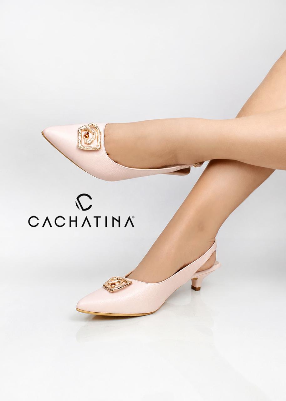 STILETO VELITH - BAMBIE NUDE - ALTURA 3.5 (5 CM) - CALZADO CACHATINA