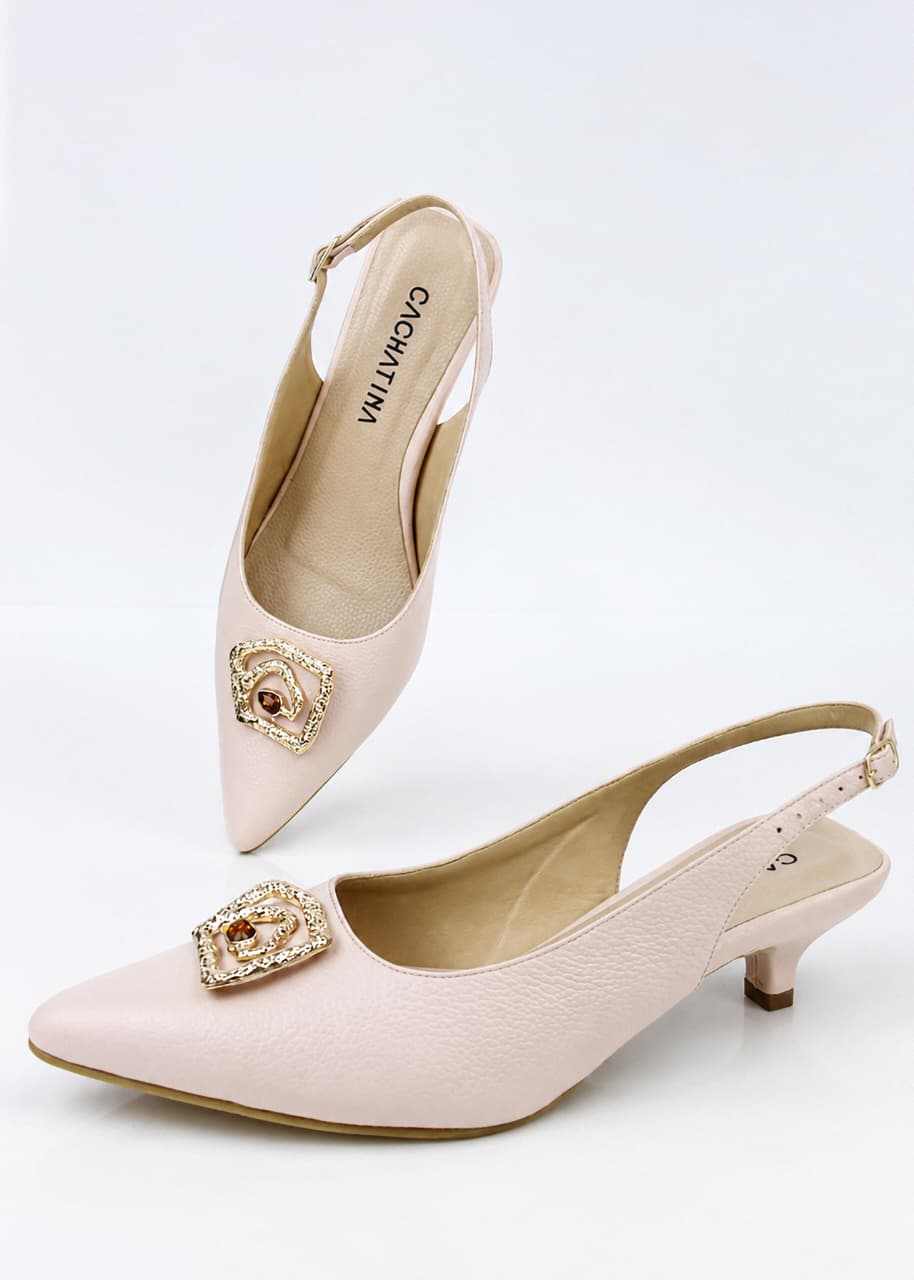 STILETO VELITH - BAMBIE NUDE - ALTURA 3.5 (5 CM) - CALZADO CACHATINA