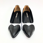 CALZADO CACHATINA - SANDALIA BALETA MUJER - ABBA - CUERO BLANCO X NEGRO