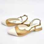 CALZADO CACHATINA - ZUECO MUJER - EMMA - CUERO VERDE COBRE X TALCO