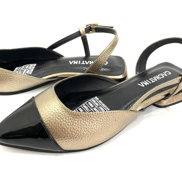 CALZADO CACHATINA - ZUECO MUJER - EMMA - CUERO BAMBIE LUNA