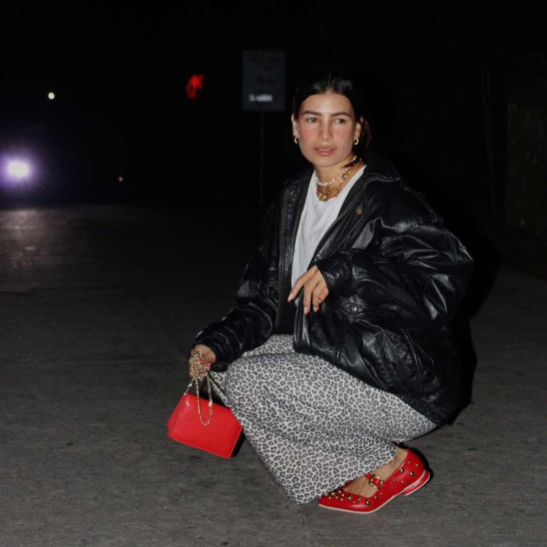 CALZADO CACHATINA - SANDALIA BALETA MUJER - FARYDA - CUERO ROJO