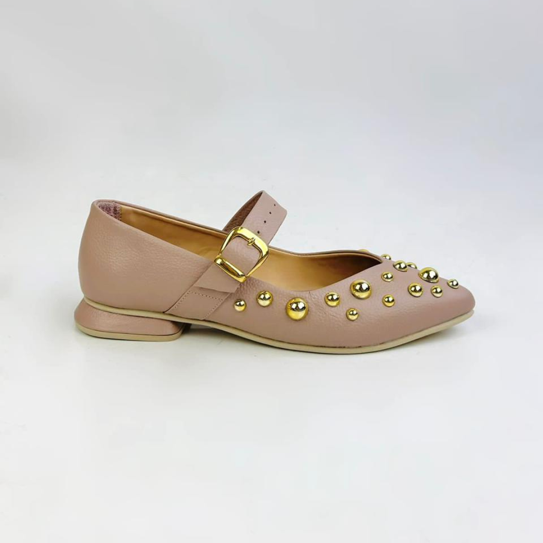 CALZADO CACHATINA - SANDALIA BALETA MUJER - FIORA - CUERO TAUPE