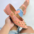 CALZADO CACHATINA - SANDALIA BALETA MUJER - FIORA - CUERO PERA