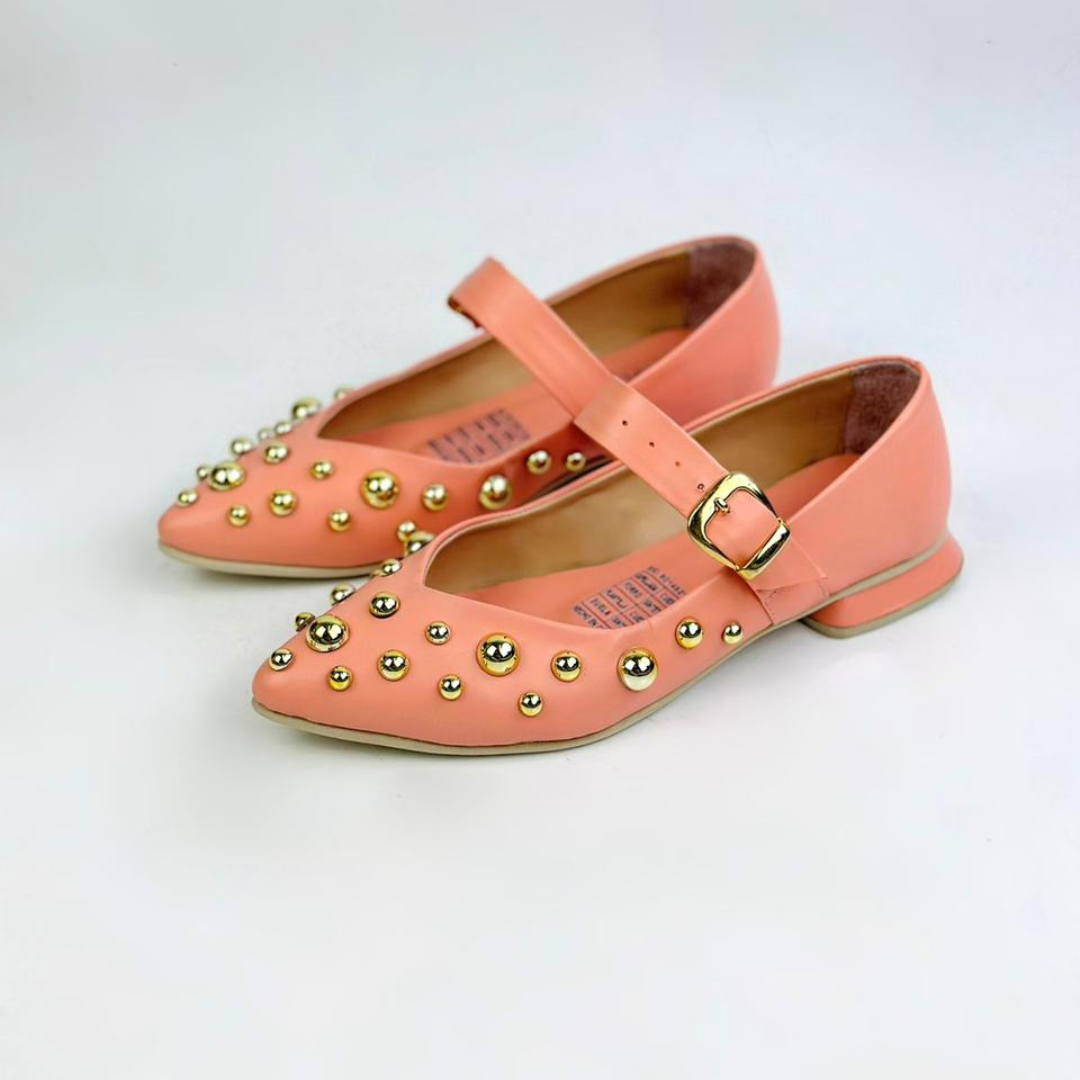 CALZADO CACHATINA - SANDALIA BALETA MUJER - FIORA - CUERO PERA