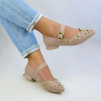 CALZADO CACHATINA - SANDALIA BALETA MUJER - FIORA - CUERO TAUPE