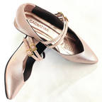 CALZADO CACHATINA - SANDALIA BALETA MUJER - MARIE STORE - CUERO ORO ROSA