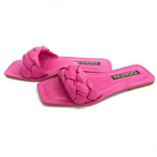 CALZADO CACHATINA - SANDALIA PLANA MUJER - ARYA - CUERO FUCSIA