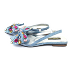 SANDALIA PLANA - BADENIA - DENIM CLARO - CALZADO CACHATINA