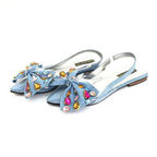 SANDALIA PLANA - BADENIA - DENIM CLARO - CALZADO CACHATINA