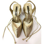 CALZADO CACHATINA - PLATAFORMA MUJER - TIZIANA STORE - CUERO DORADO - ALTURA 5.5 (7.5 CM)