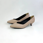 JESSIE - CALZADO CACHATINA - ESTILETO MUJER - CUERO TAUPE CALIDO - TACON 3.5 (5 CM)