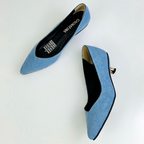 NATHA - CALZADO CACHATINA - ESTILETO MUJER - DENIM CLARO - TACON 3.5 (5 CM)