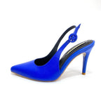TACÒN - ADEL - 8.5 - CUERO AZUL PRINCESA - CALZADO CACHATINA