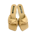 TACÒN - ADELA - 5.5 - CUERO TAUPE - CALZADO CACHATINA