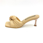TACÒN - ADELA - 5.5 - CUERO TAUPE - CALZADO CACHATINA