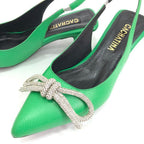 TACÒN - ADISON - 3.5 - CUERO VERDE LOZZA - CALZADO CACHATINA