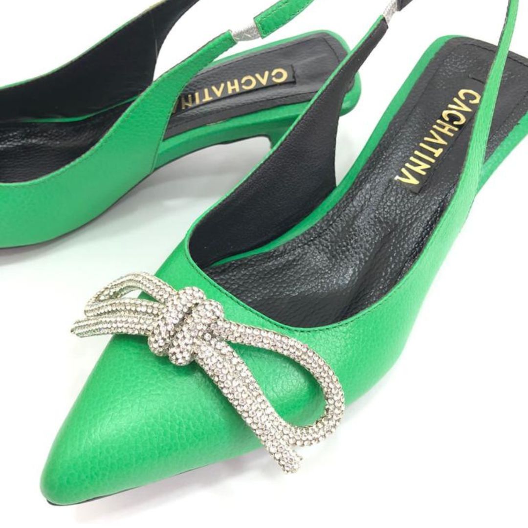 TACÒN - ADISON - 3.5 - CUERO VERDE LOZZA - CALZADO CACHATINA