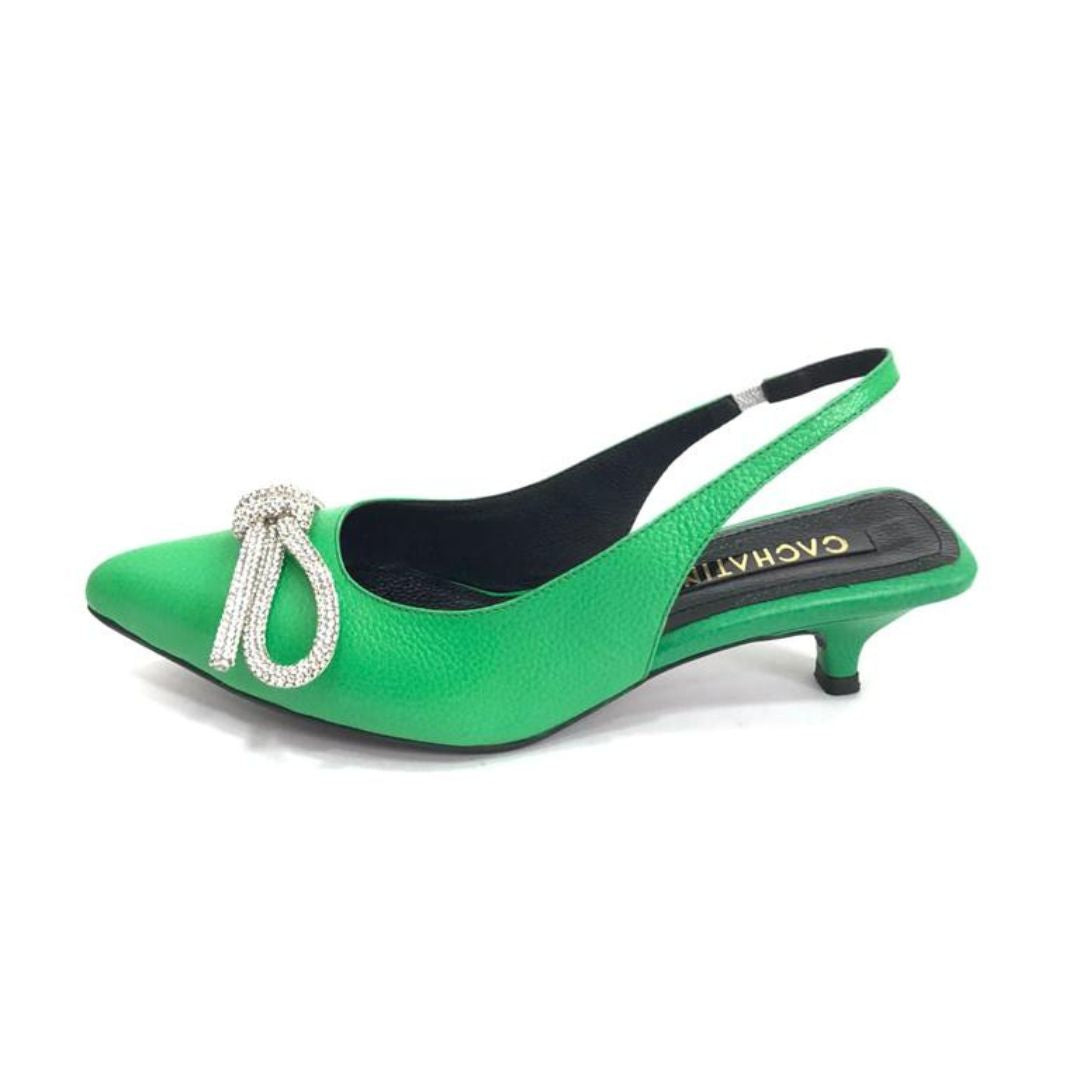 TACÒN - ADISON - 3.5 - CUERO VERDE LOZZA - CALZADO CACHATINA