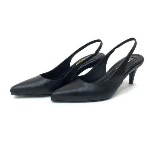 TACÒN - ADRIN - 5.5 - CUERO NEGRO - CALZADO CACHATINA