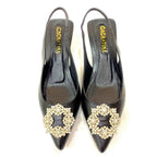 TACÒN - ALTAIR - 3.5 - CUERO NEGRO - CALZADO CACHATINA