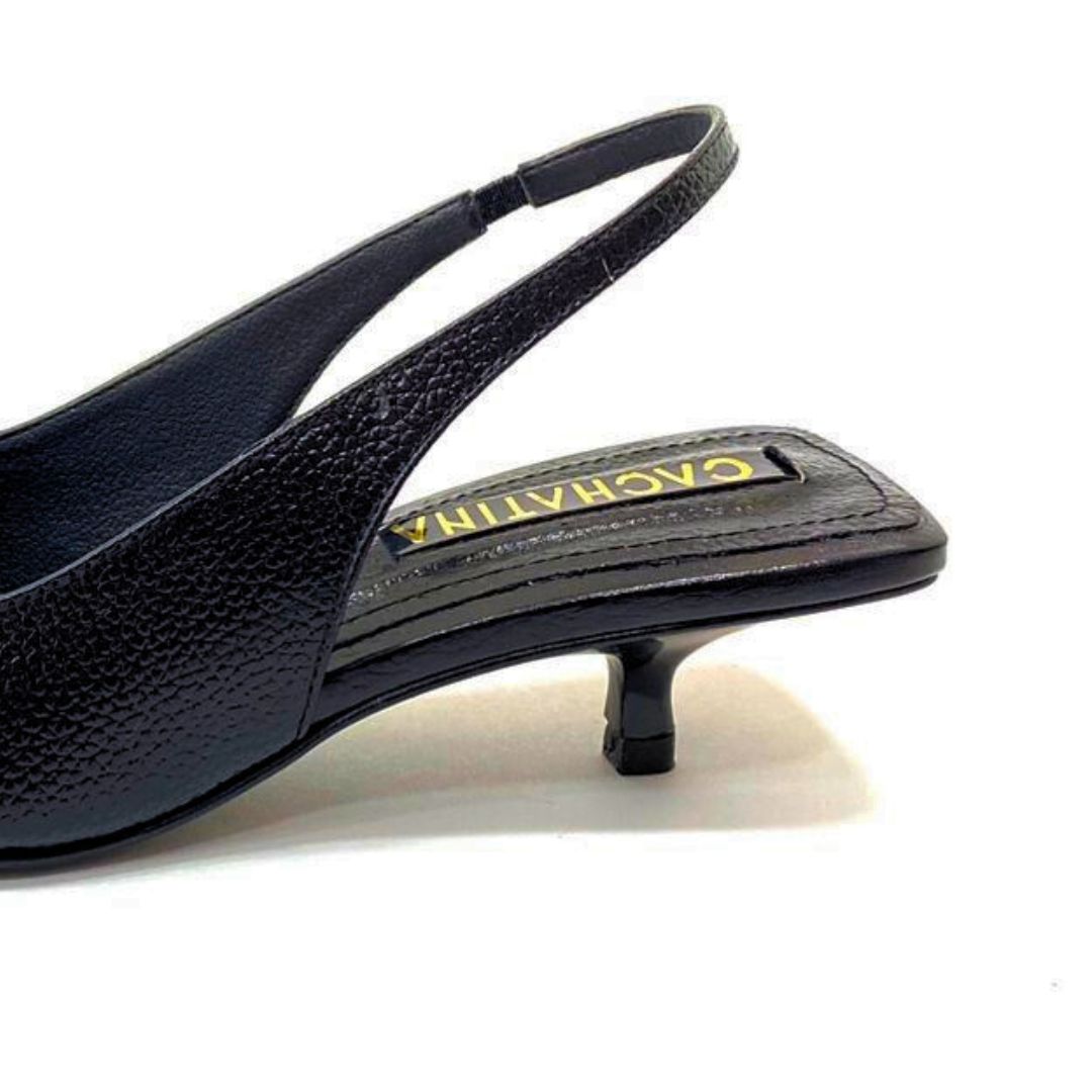 TACÒN - ALTAIR - 3.5 - CUERO NEGRO - CALZADO CACHATINA