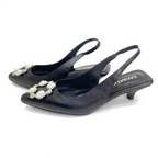 ALTAIR 2 - CALZADO CACHATINA - ESTILETO MUJER - CUERO NEGRO - TACON 3.5 (5 CM)