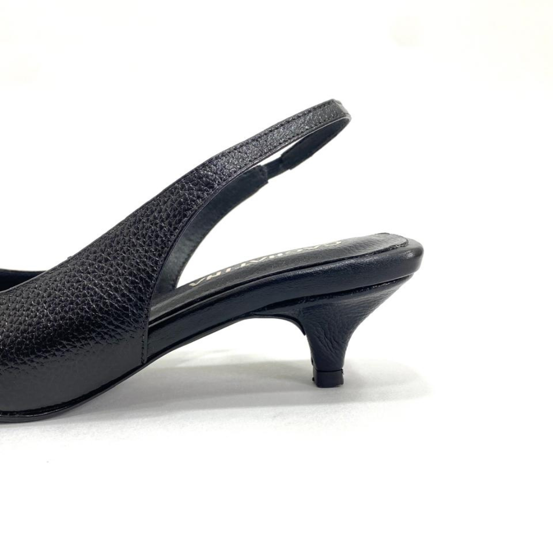 ALTAIR 2 - CALZADO CACHATINA - ESTILETO MUJER - CUERO NEGRO - TACON 3.5 (5 CM)